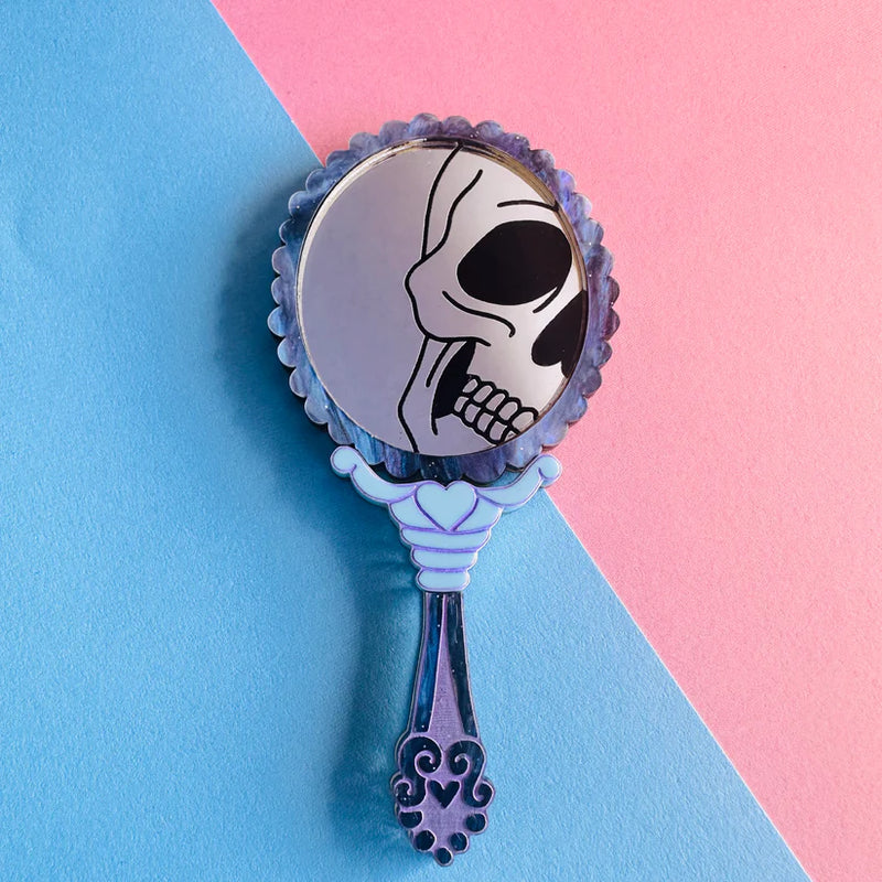 MOX & Co | Skull Mirror Brooch