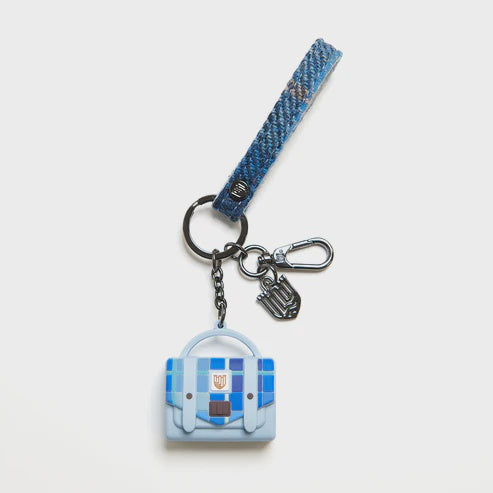 Islander | Islander Satchel Keyring Blue Tartan