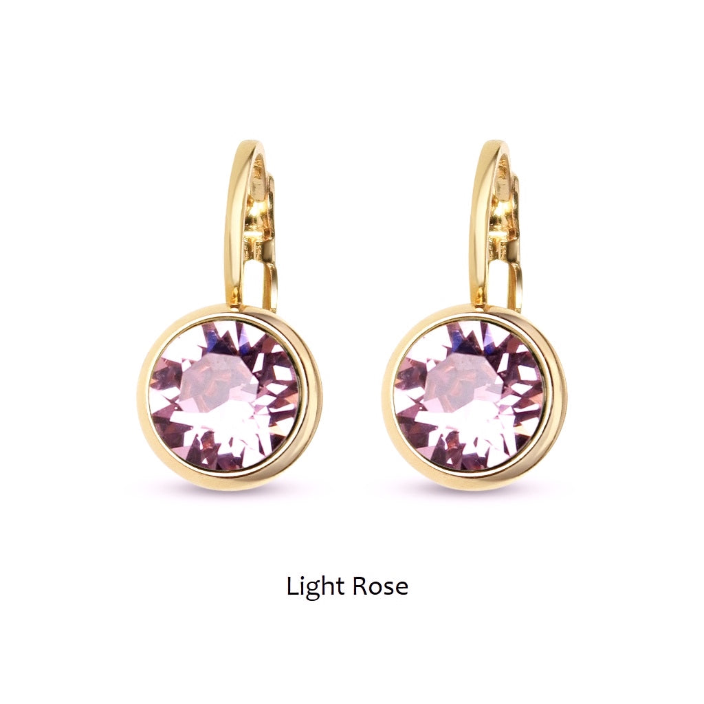 TID | Gold Plated French Clip Earrings - Multiple Colours