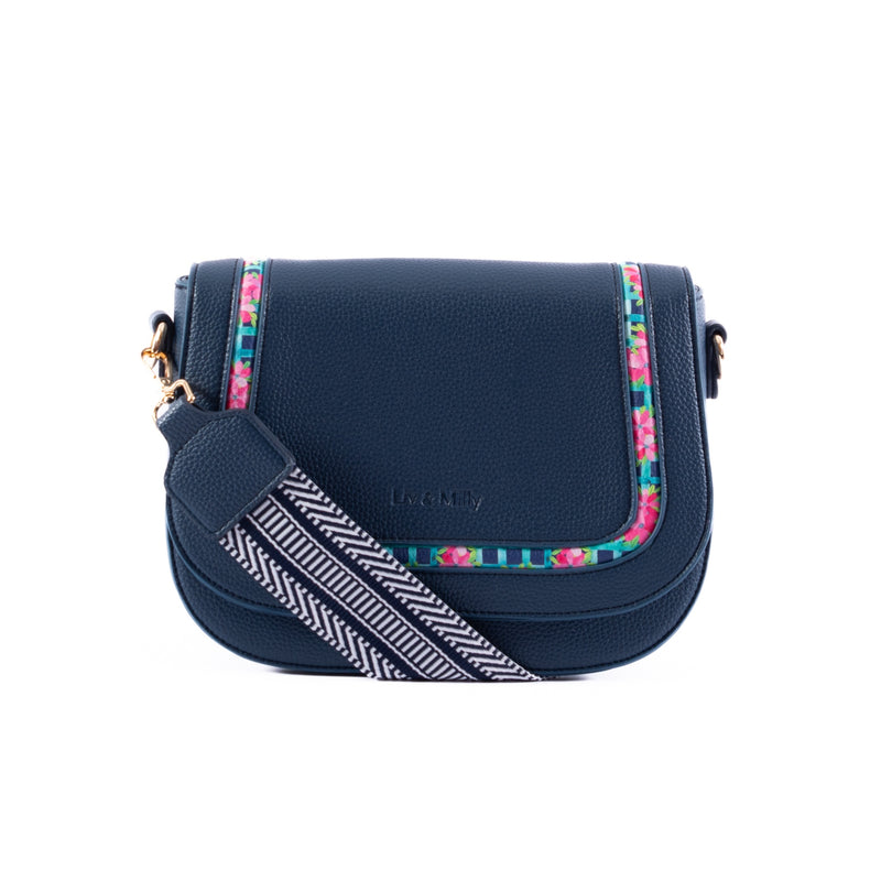 Liv & Milly | Miki - Navy / Garden Trellis