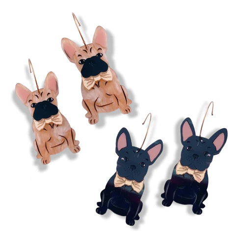Bling Hound | Frenchie Dangles - Black