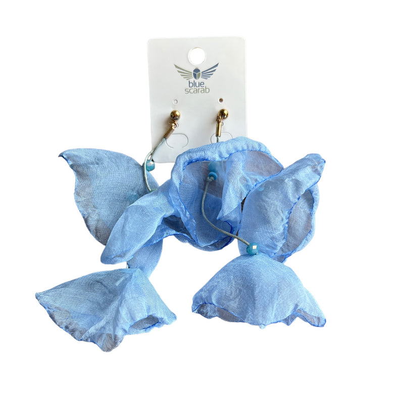 Bloom earrings | Blue