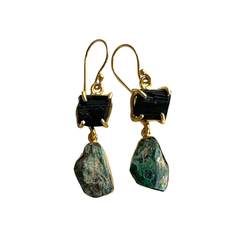 TID | Semi-precious Stone Dangles - Gold Plated