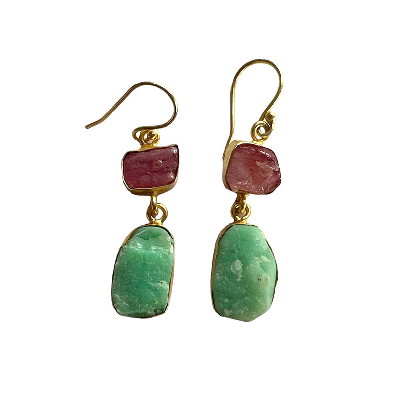 TID | Semi-precious Stone Dangles - Gold Plated