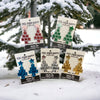 Megan Rae | CHEMIS-TREE Christmas Serotonin & Dopamine Periodic Table EARRINGS