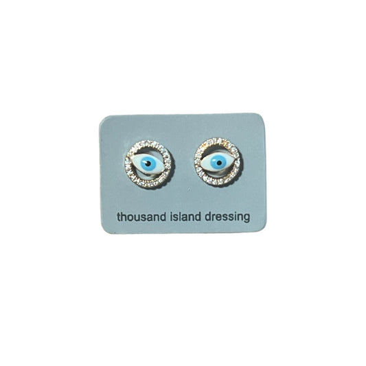 TID Evil Eye Studs