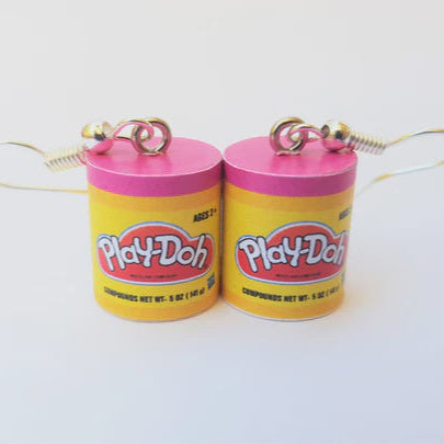 Cheeky Little Monkeys | Playdoh Earrings Pink