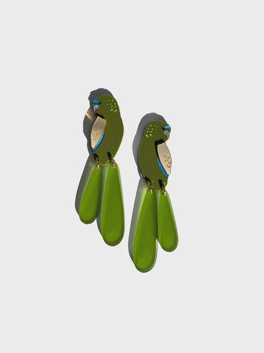 The Rock Parrot Earring