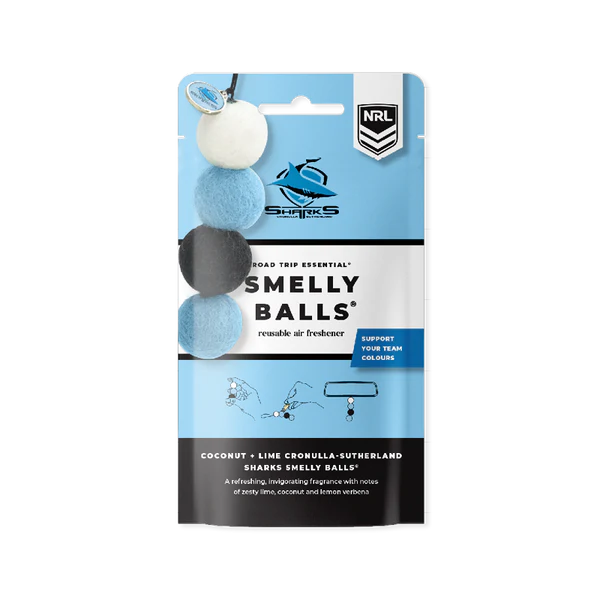 Smelly Balls Reusable Air Freshener | Cronulla Sharks Set