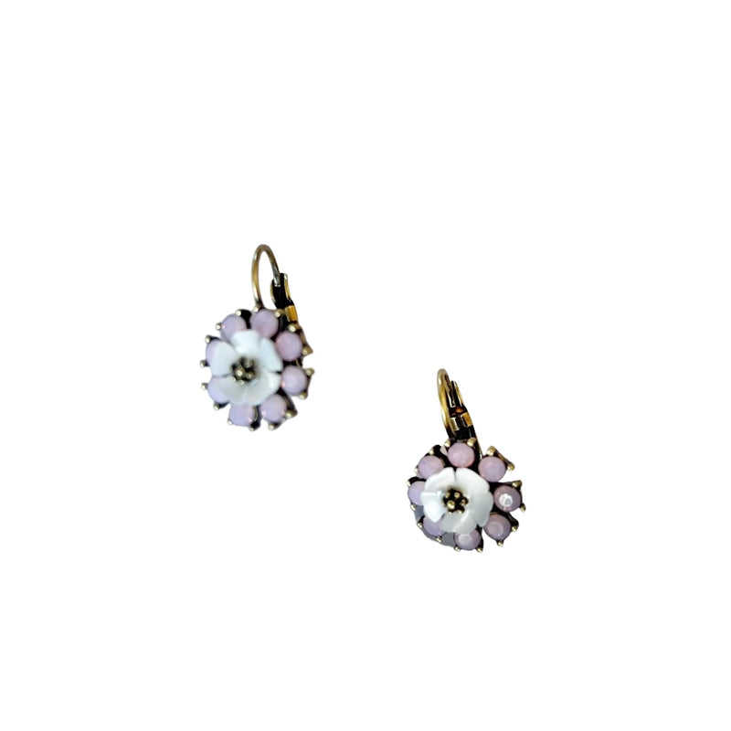 Zoda Earrings | Pink Flowers