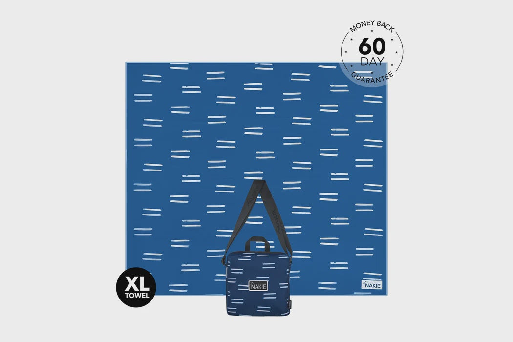 XL Salty Waves - Recycled Sand Free Beach Blanket