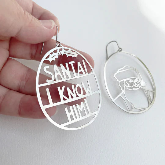 DENZ Christmas  | Santa! I Know Him! - Silver