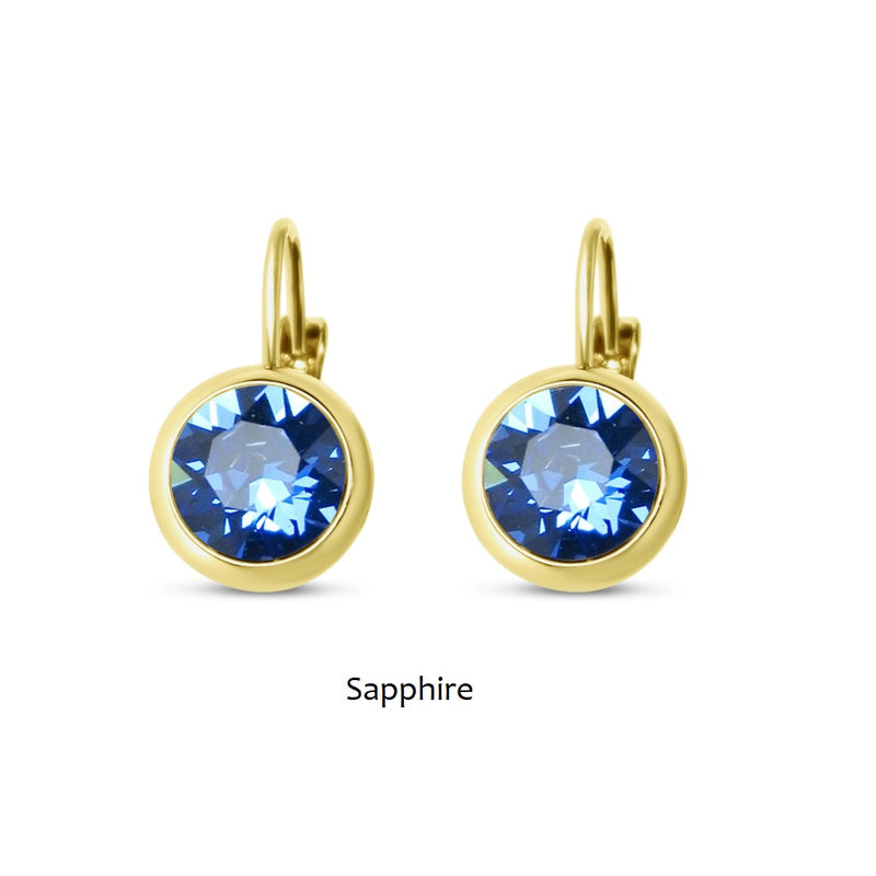 TID | Gold Plated French Clip Earrings - Multiple Colours