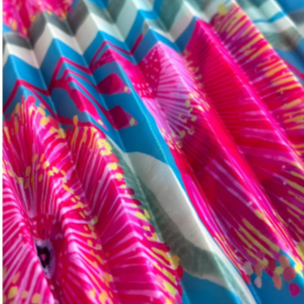 Lordy Dordie | Concertina Pleat Tote Bag - Gum Blossoms