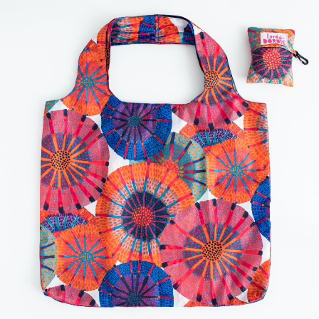 Lordie Dordie | XLarge Foldaway Shopper Tote - Sunshine Flowers