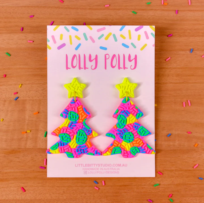 Lolly Polly |  Christmas Tree Farm Drops - Multi