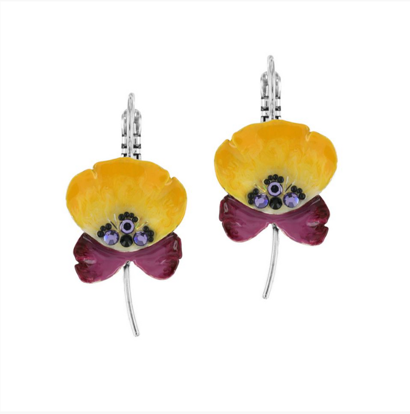 Taratata Lever Back Earrings | Fantaisie - Bloom