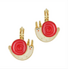 Taratata Lever Back Earrings | Fantaisie - Basilic