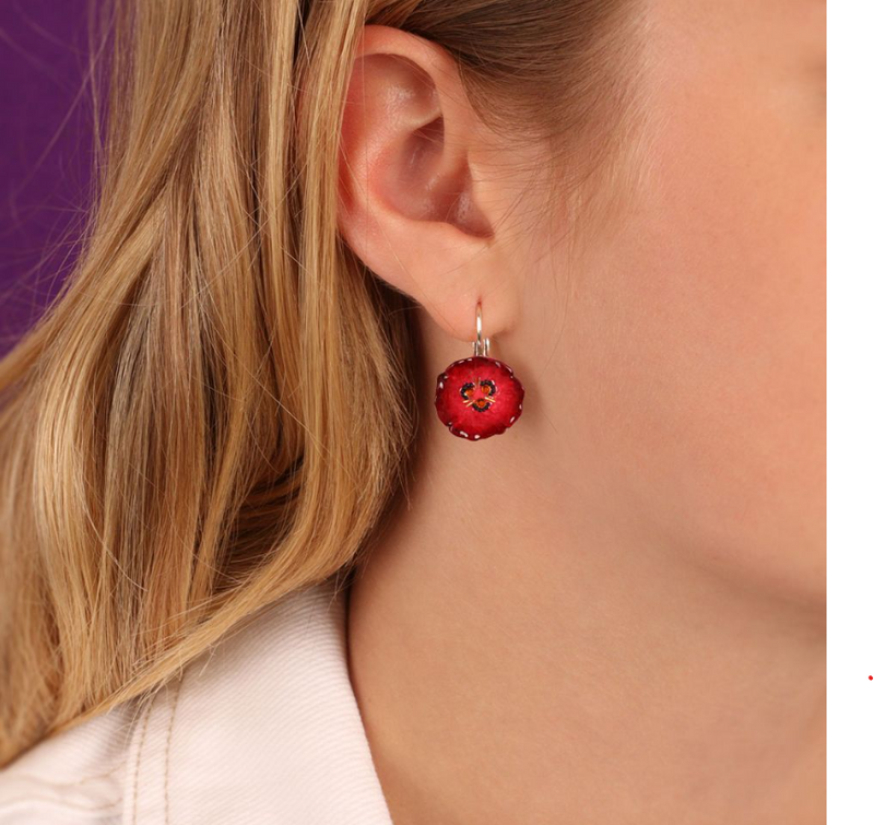 Taratata Lever Back Earrings | Fantaisie - Bloom