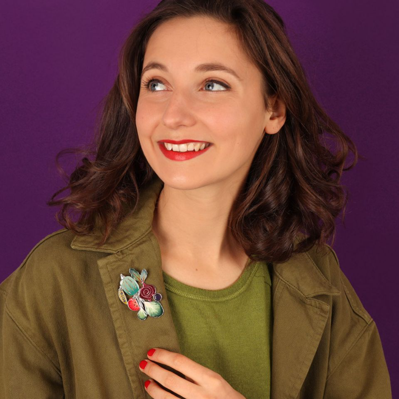 Taratata Brooch | Fantaisie - Coeur D'Artichaut