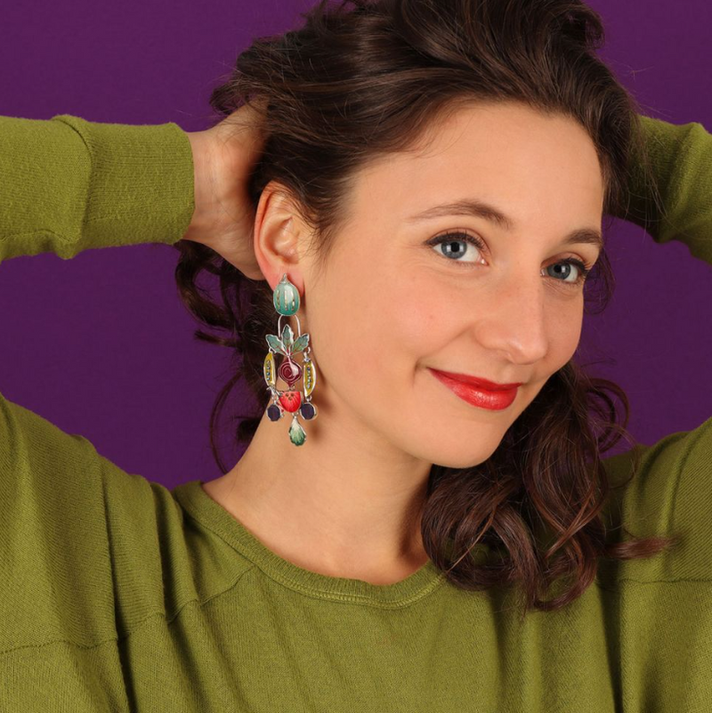 Taratata Stud Earrings | Fantaisie - Coeur D'Artichaut