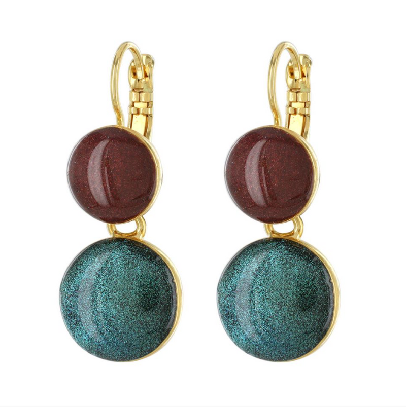 Taratata Lever Back Earrings | Fantaisie - Electron