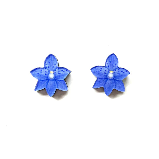 Smyle Designs | Spotted Sun Orchid Studs