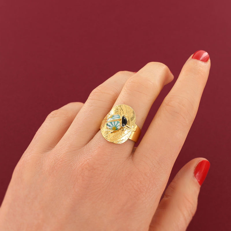Taratata | Ring fantaisie - Cox - green