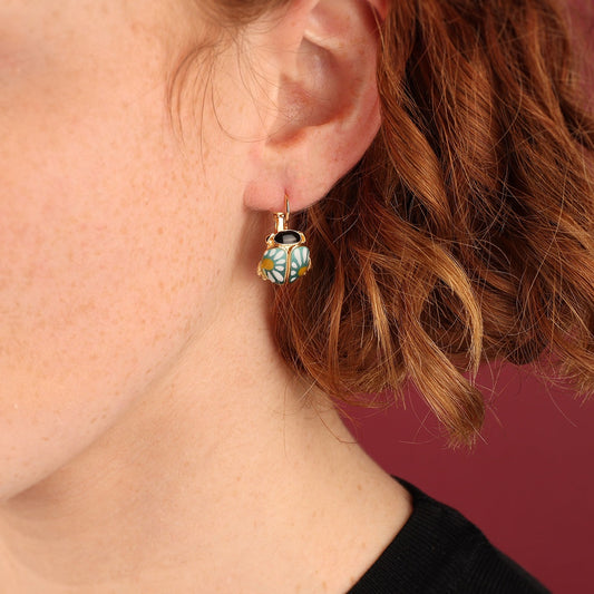 Taratata | Lever back earrings fantaisie - Cox - Green