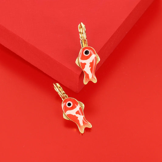 01704- Lever back earrings fantaisie  Bocal