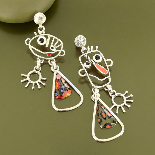 06925- stud earrings fantaisie  Filipendule