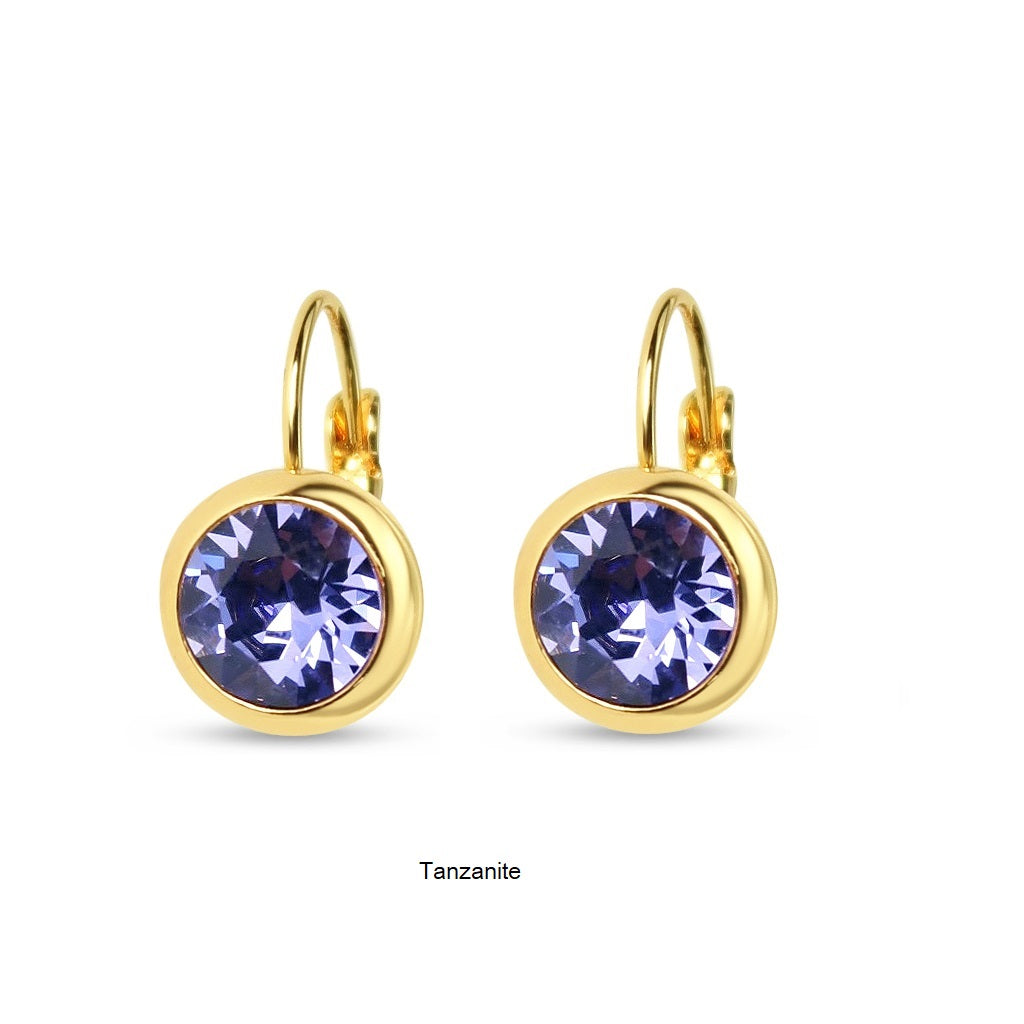 TID | Gold Plated French Clip Earrings - Multiple Colours