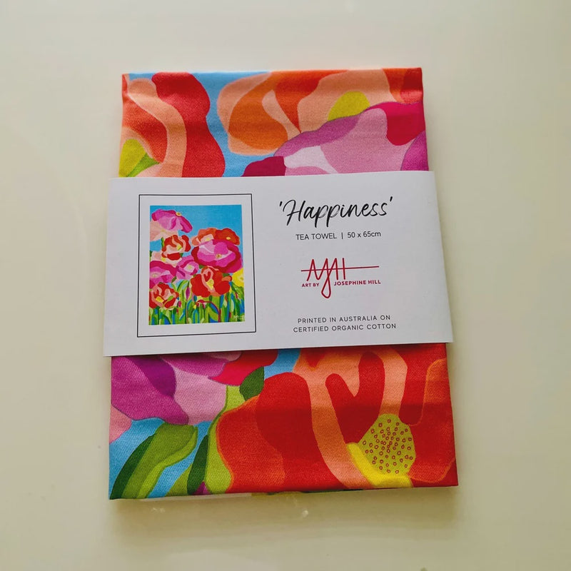 Josephine Hill | Happiness Tea Towel