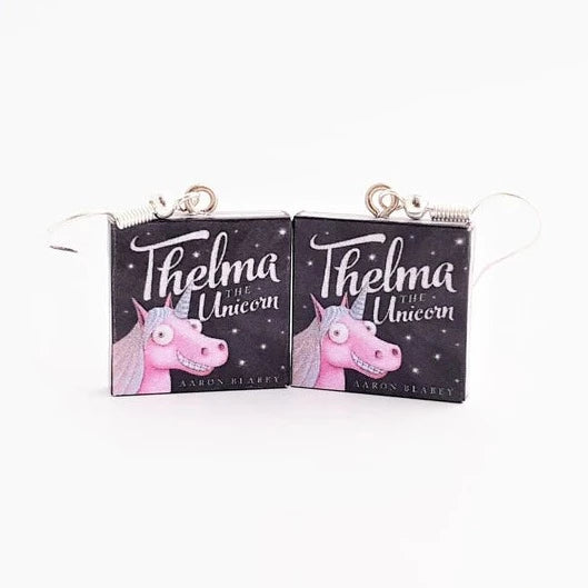 Cheeky Little Monkeys | Thelma the Unicorn book Earrings