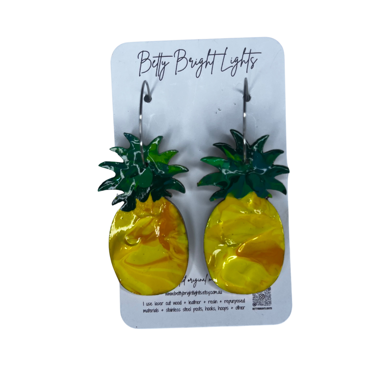 Betty Bright Lights | Pineapple Small Earrings