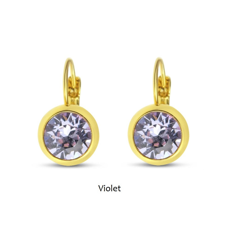 TID | Gold Plated French Clip Earrings - Multiple Colours