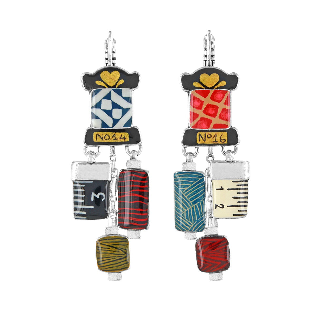 Taratata - Lever back earrings fantaisie Ruban 10701