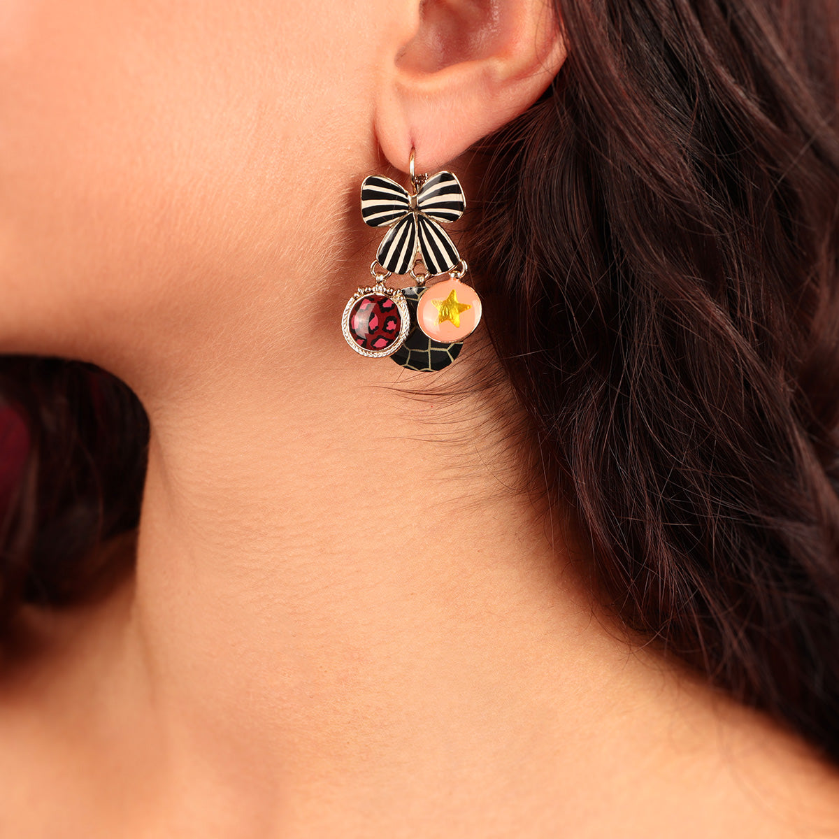 Lever back earrings fantaisie - Zazou - 05740
