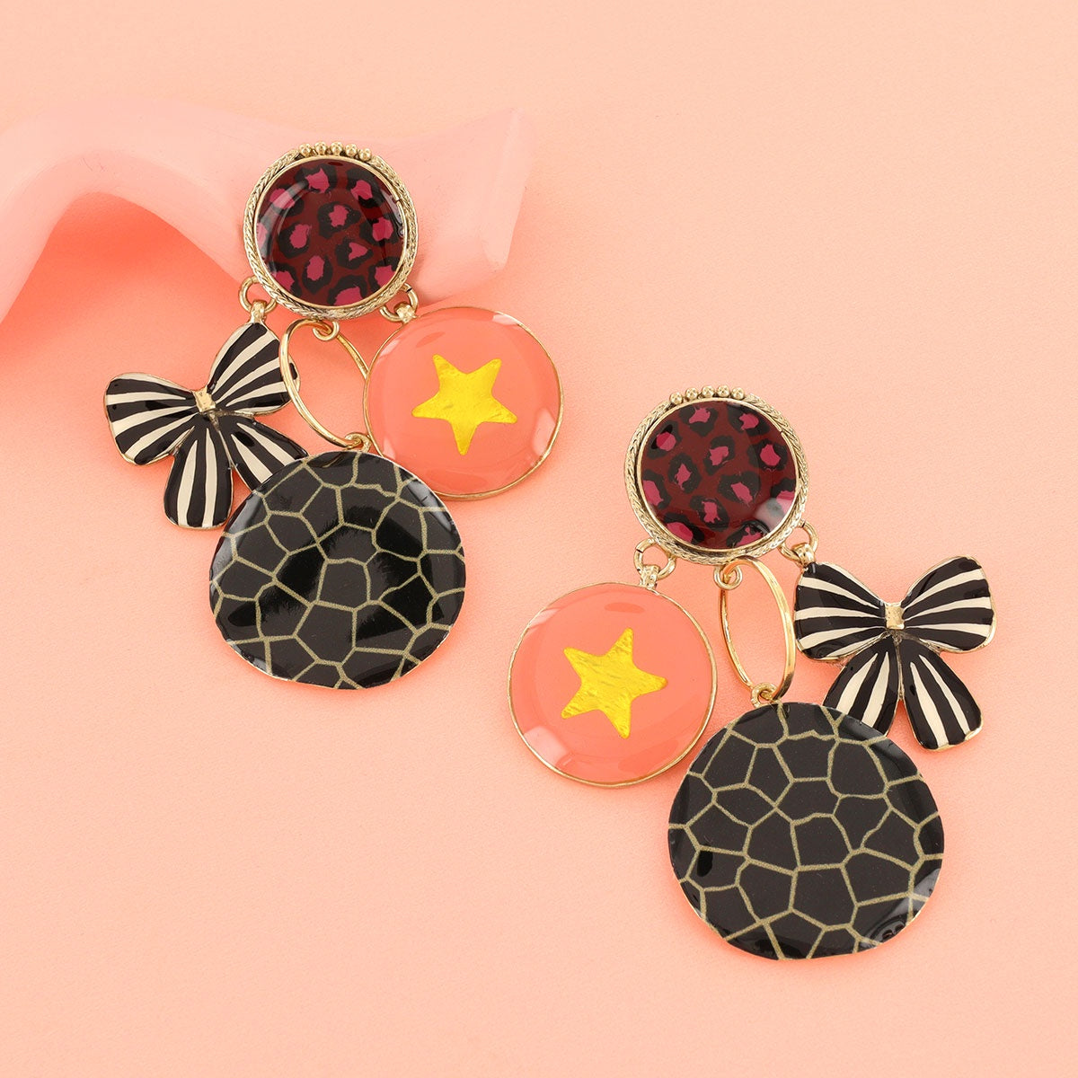 stud earrings fantaisie - Zazou - 05942
