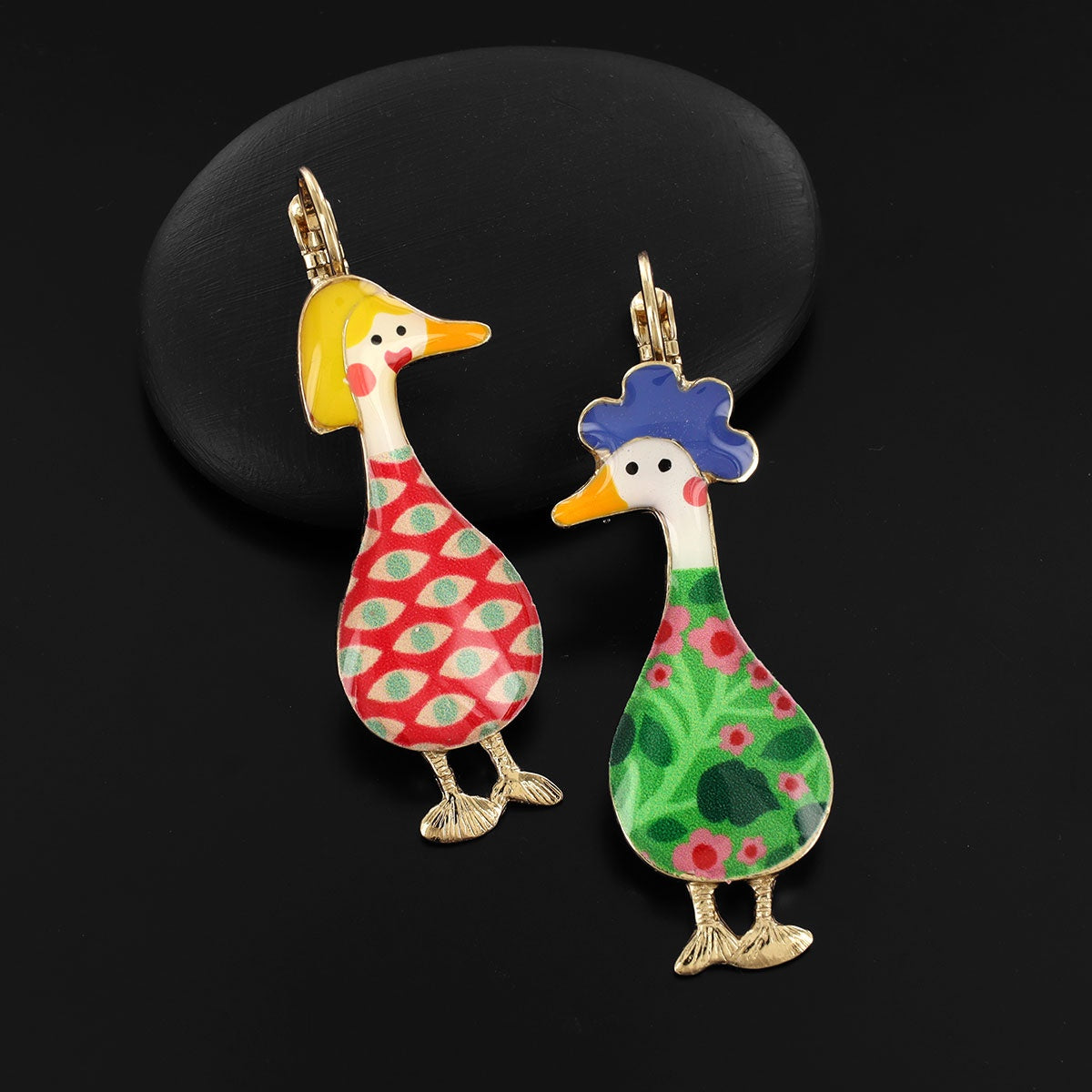 Lever back earrings fantaisie - Cancan - 11793