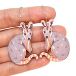 Pixie Nut | Wallaby Australian Animal Earrings