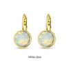TID | Gold Plated French Clip Earrings - Multiple Colours