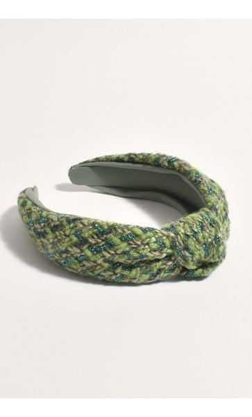 Adorne | Winter Racing Boucle Headband (Green)