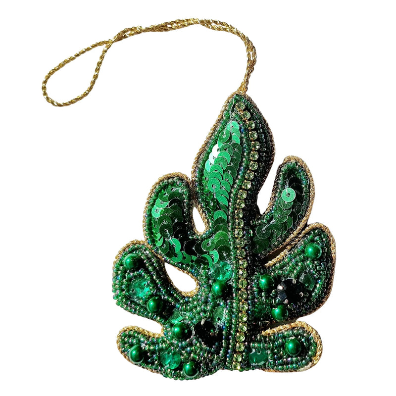 Zoda | Beaded Decoration - Monstera Leaf
