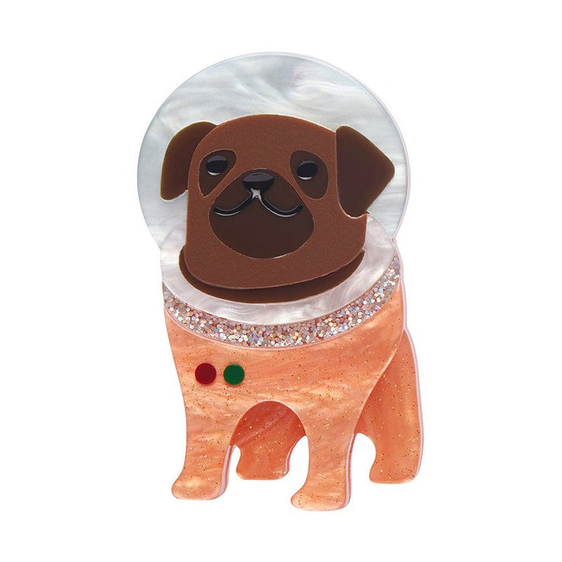 Erstwilder | Interplanetary Pug Brooch