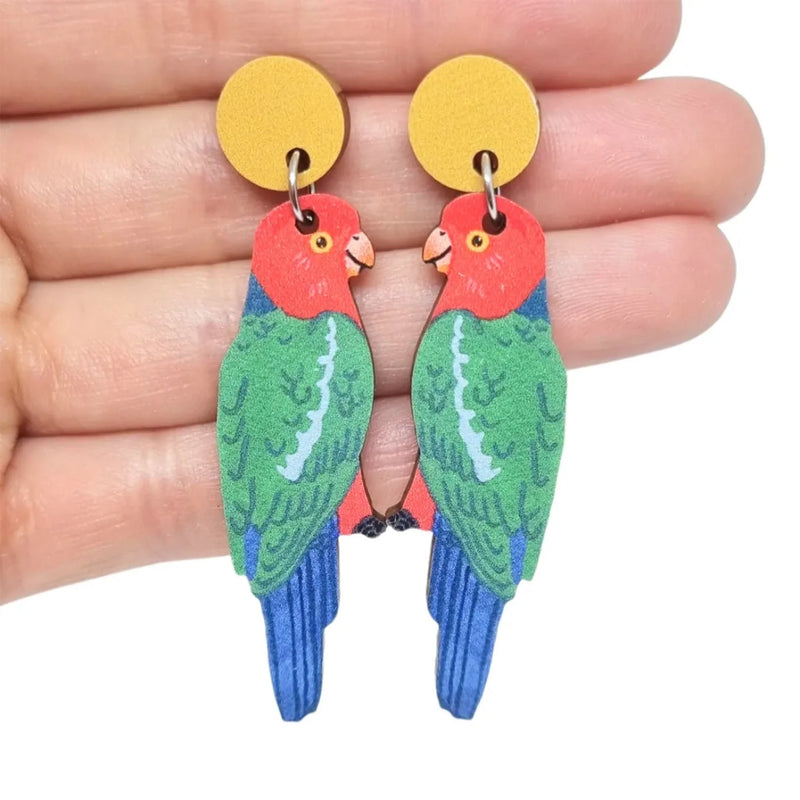 Pixie Nut | King Parrot Earrings