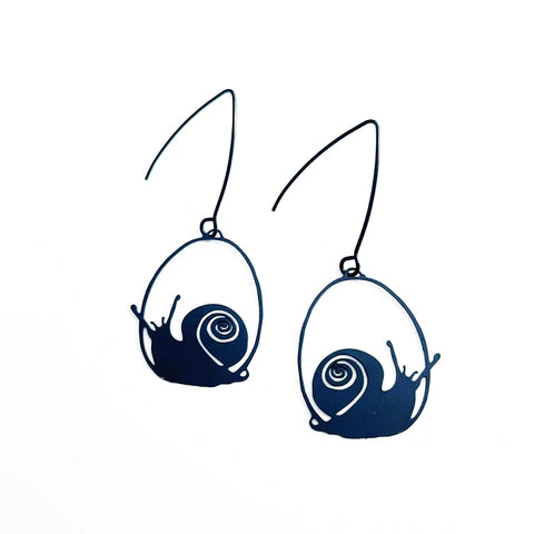 DENZ Mini Snail Dangles | Black