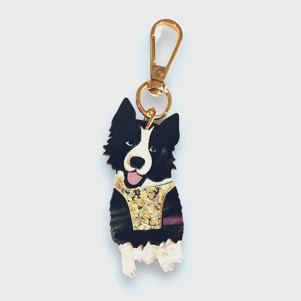 Bling Hound | Border Collie Key Tag