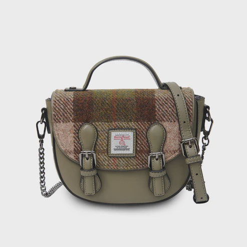 Islander | Chestnut Tartan Mini Cobble Satchel
