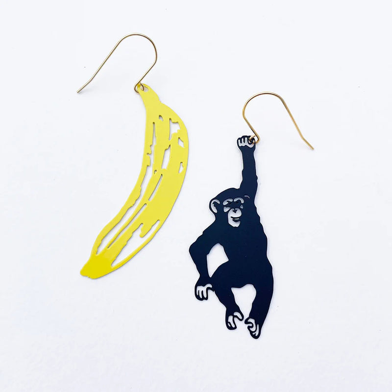DENZ | Chimp & Banana Dangles